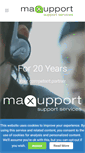 Mobile Screenshot of maxupport.com